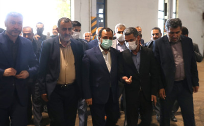 بازدید وزیر اقتصاد و دارایی از شرکت نکاچوب