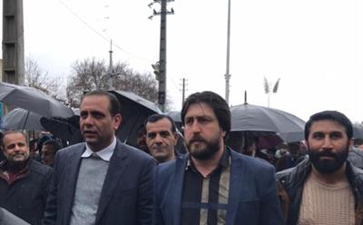 حضور مدیرعامل شرکت نکاچوب در راهپیمایی 22 بهمن 1398