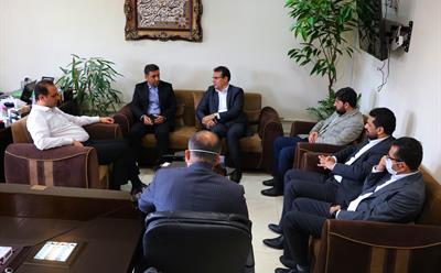 بازدید دکتر رضا جعفری مدیرعامل بیمه سینا کل کشور از شرکت نکا چوب مازندران