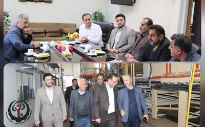 جلسه مدیرعامل شرکت نکاچوب بامدیر کل تعاون کار و رفاه اجتماعی استان مازندران